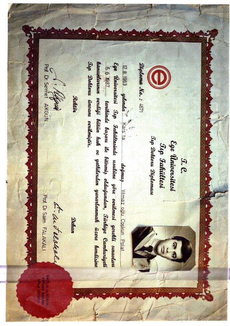 Tıp Doktoru Diploması