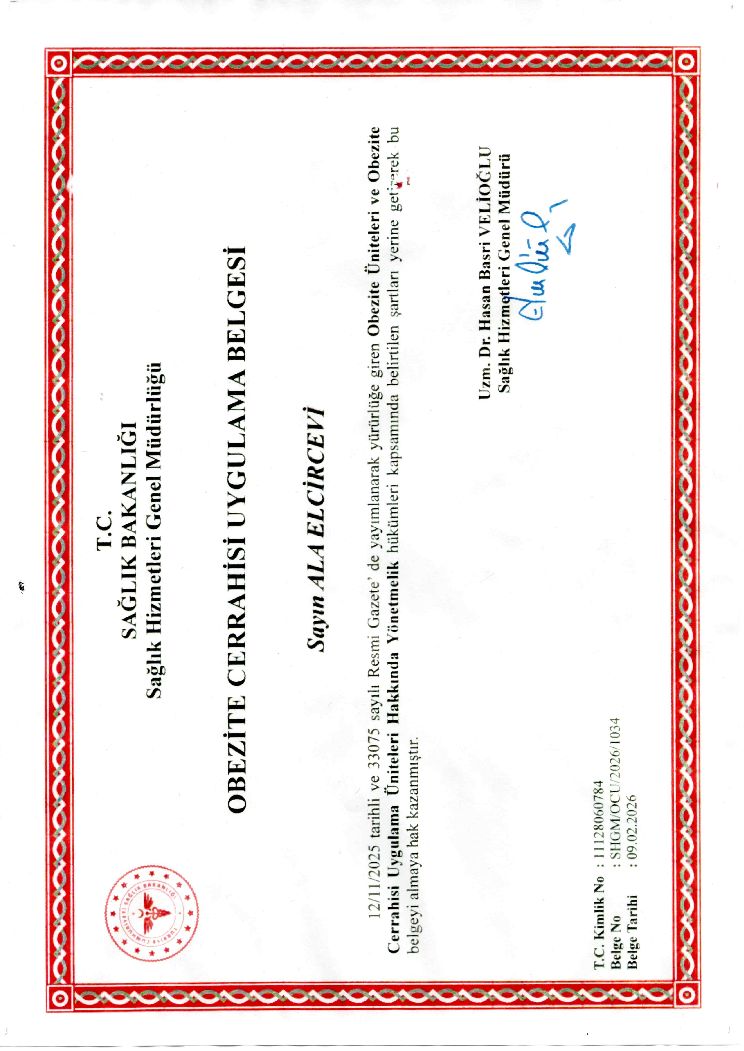 Bariatric Surgery Practice Certificate